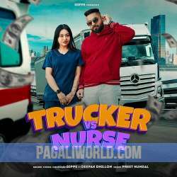 Trucker Vs Nurse Poster