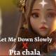 Let Me Down Slowly x Pata Chala Poster
